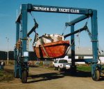 Delivery at the Thunder bay Yacht Club