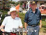 Long time Russel employees Ted Eldred and Ed Krohn outside the Still Watch.